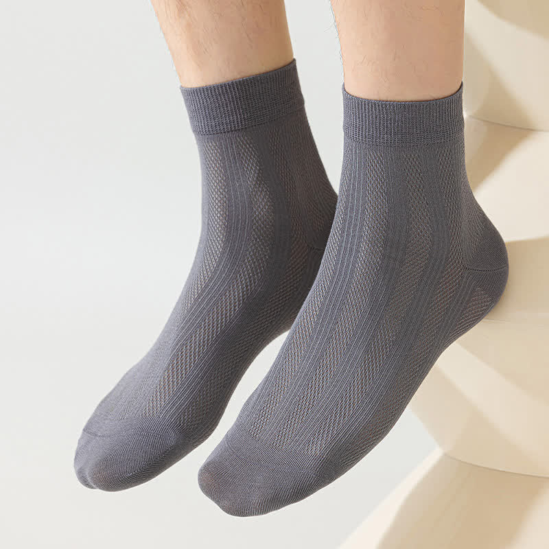 Chaussettes d'été ultra-fines en soie de mûrier pour homme