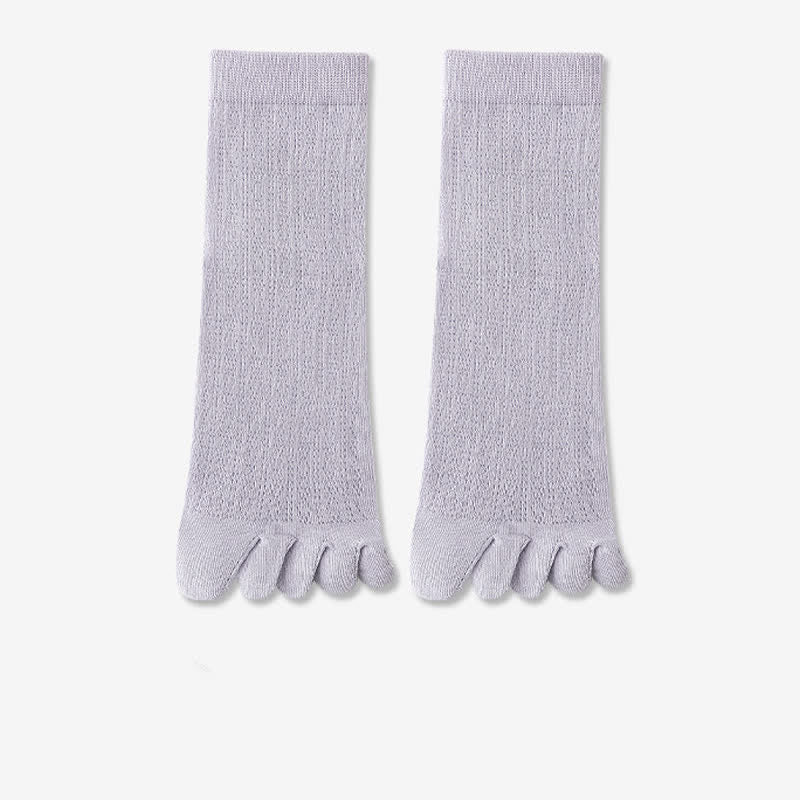 Chaussettes d'été en maille fine à cinq doigts pour femmes