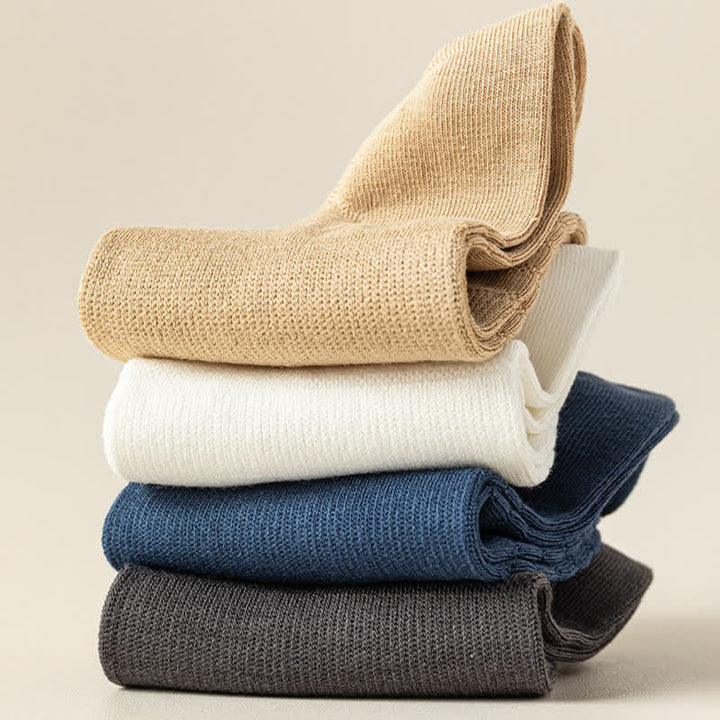 Chaussettes courtes d'été fines à motif côtelé en maille pour hommes