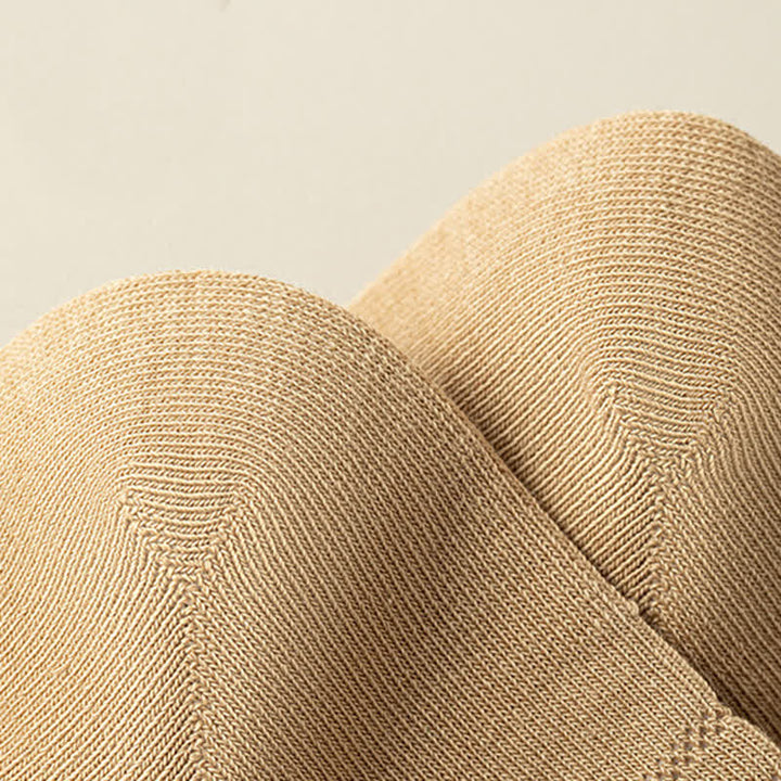Chaussettes courtes d'été fines à motif côtelé en maille pour hommes