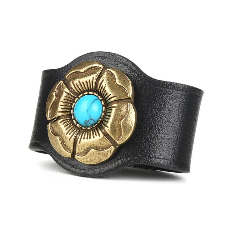 Anneau de fixation pour boucle de ceinture en cuir véritable