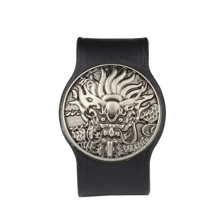Anneau de fixation pour boucle de ceinture en cuir véritable