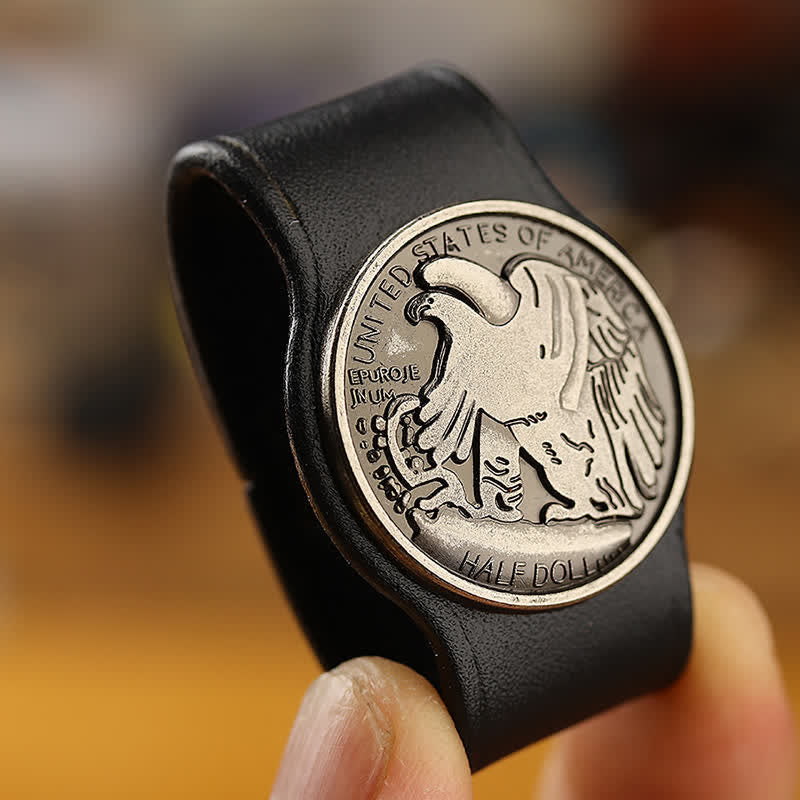 Anneau de fixation pour boucle de ceinture en cuir véritable