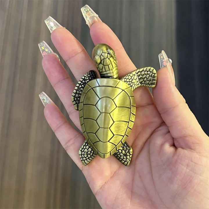 Briquet à kérosène rechargeable en forme de mini tortue mignonne