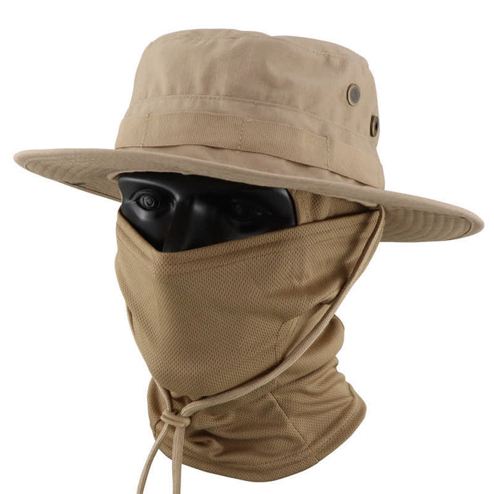 Lot de 2 chapeaux de pêcheur tactiques camouflage pour homme