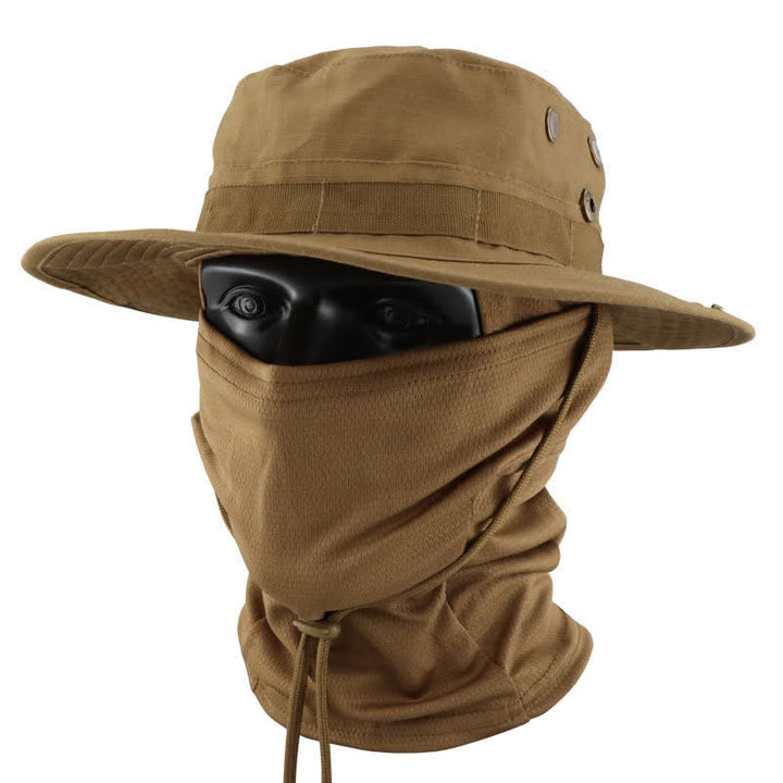 Lot de 2 chapeaux de pêcheur tactiques camouflage pour homme