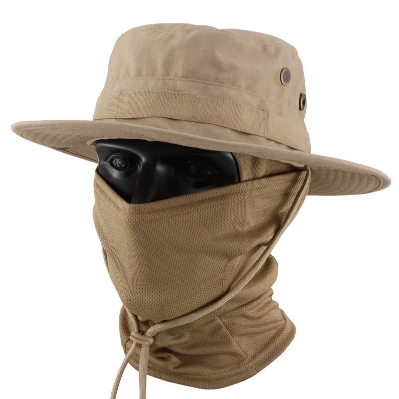 Lot de 2 chapeaux de pêcheur tactiques camouflage pour homme - Style n° 17 - Réglable (22 7/8"-24 1/2") - image 21