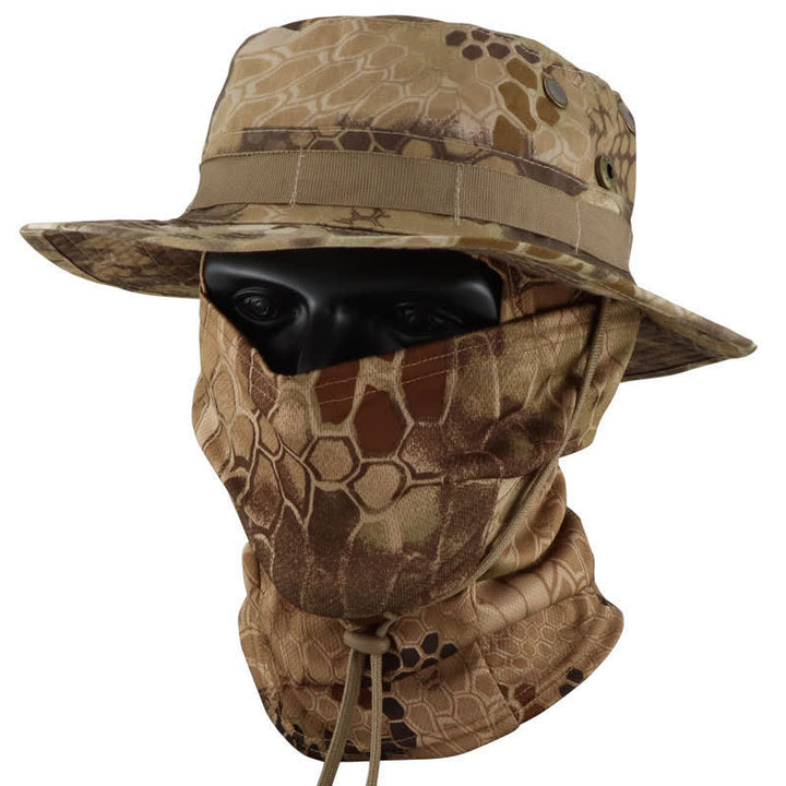 Lot de 2 chapeaux de pêcheur tactiques camouflage pour homme - Style n° 8 - Réglable (22 7/8"-24 1/2") - image 12