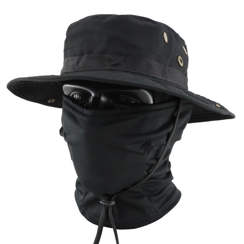 Lot de 2 chapeaux de pêcheur tactiques camouflage pour homme - Style n° 15 - Réglable (22 7/8"-24 1/2") - image 19