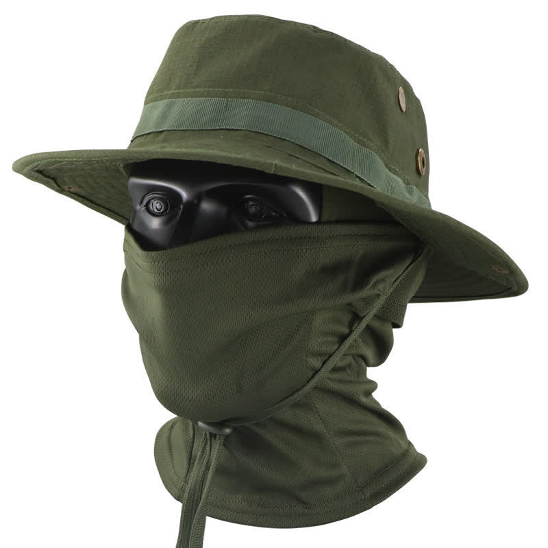 Lot de 2 chapeaux de pêcheur tactiques camouflage pour homme
