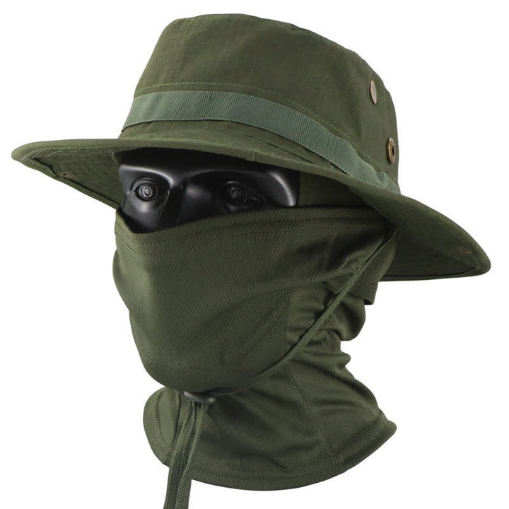 Lot de 2 chapeaux de pêcheur tactiques camouflage pour homme