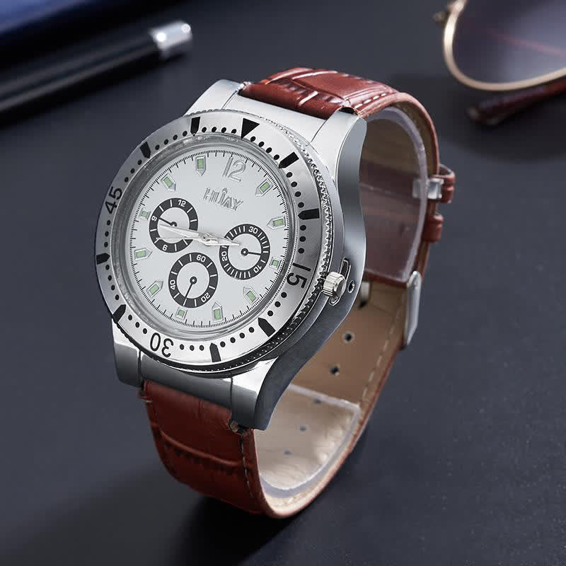 Briquet électrique rechargeable 2 en 1 pour montre