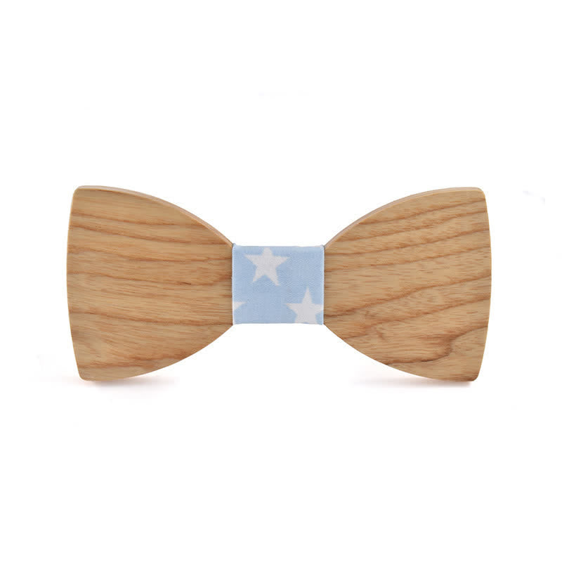 Nœud papillon en bois gravé pour homme avec nom personnalisé - Bois de frêne blanc - Style #7 - image 25