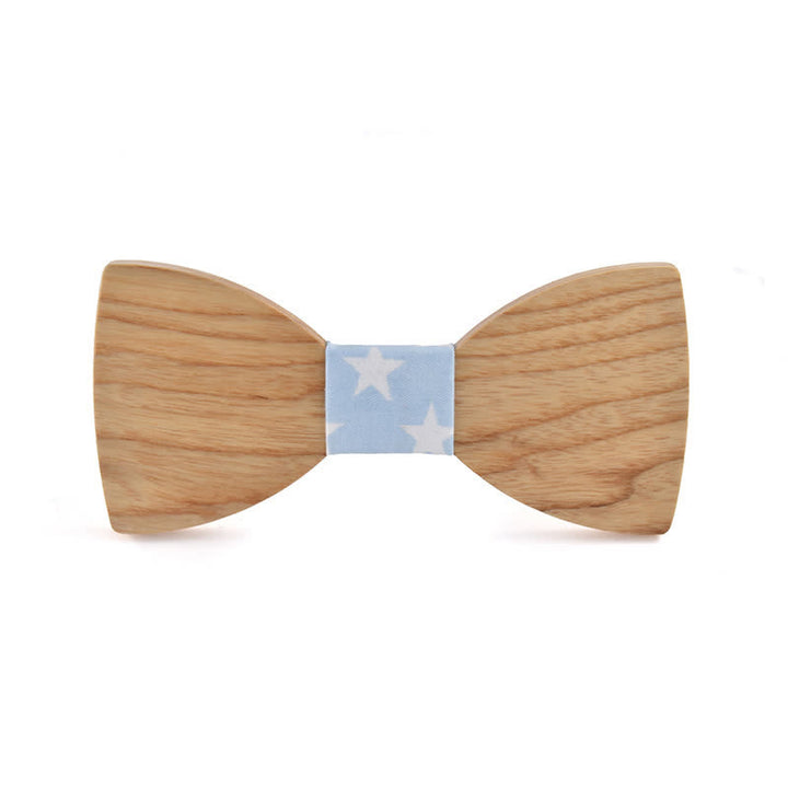 Nœud papillon en bois gravé pour homme avec nom personnalisé - Bois de frêne blanc - Style #7 - image 25