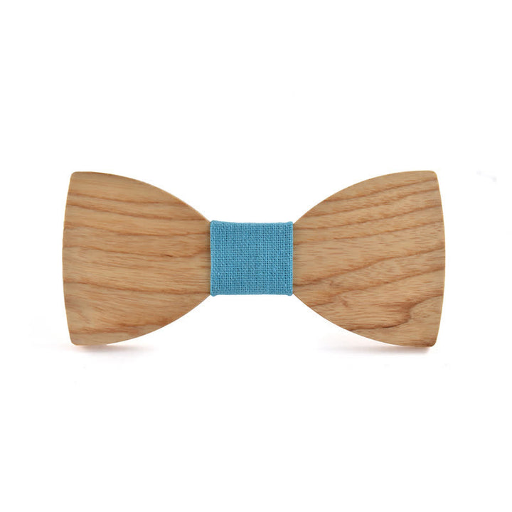 Nœud papillon en bois gravé pour homme avec nom personnalisé - Bois de frêne blanc - Style #5 - image 23
