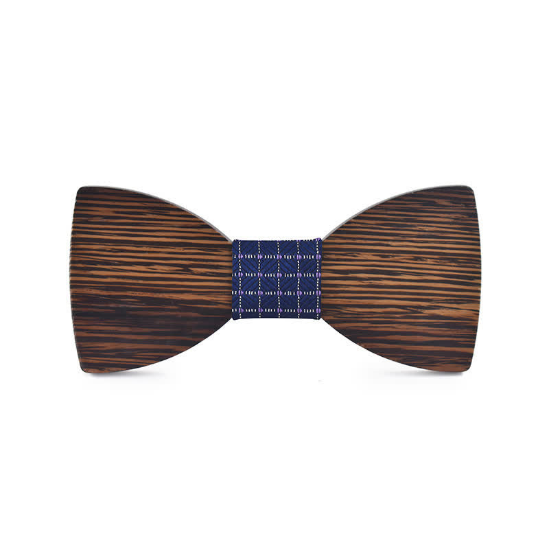 Nœud papillon en bois gravé pour homme avec nom personnalisé - Wengé - Style #3 - image 15