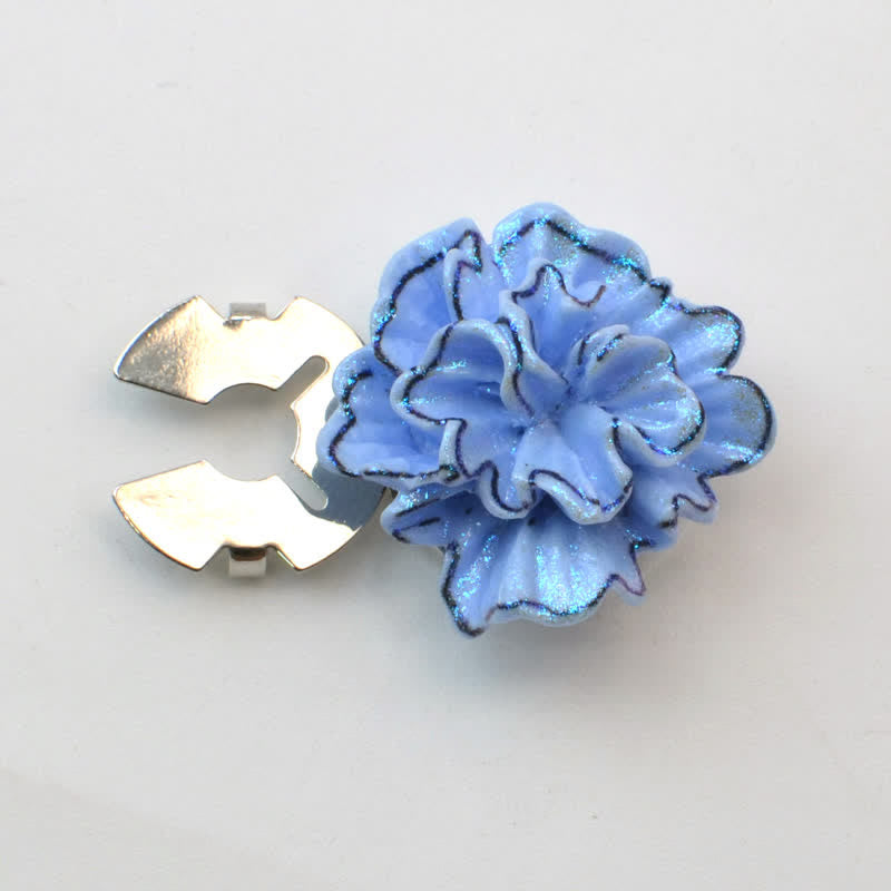 1 paire de couvre-boutons de chemise à clipser en forme de hibou avec mini perles - image 2