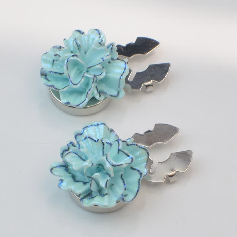 1 paire de couvre-boutons de chemise à clipser en forme de hibou avec mini perles - image 6