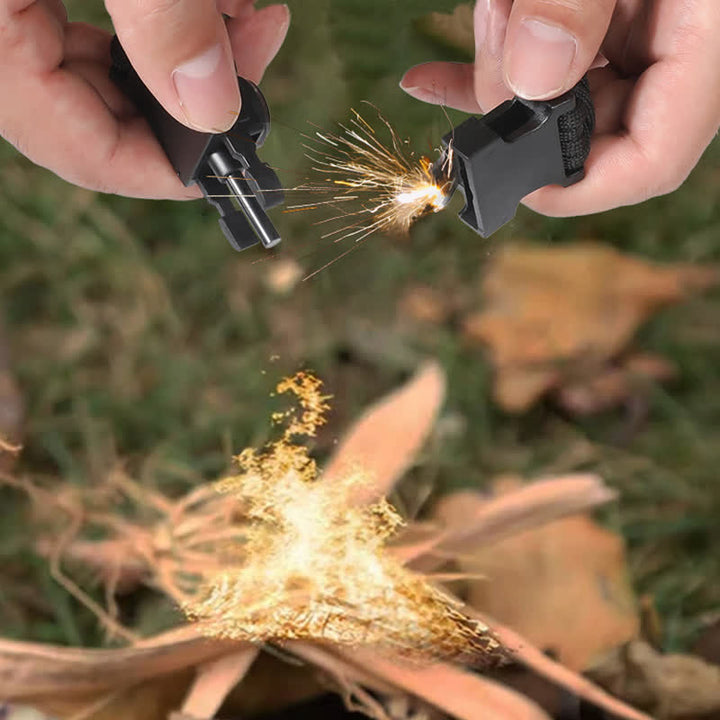 Bracelet de survie tactique 13 en 1 avec couteau caché et multi-outils