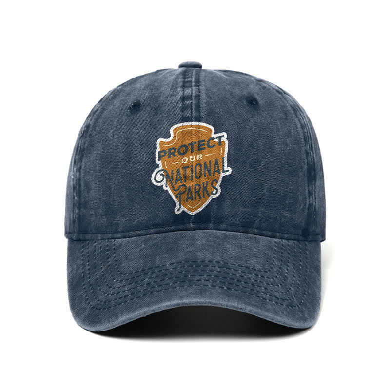 Casquette de baseball ajustable « Camping Protect Our National Parks »