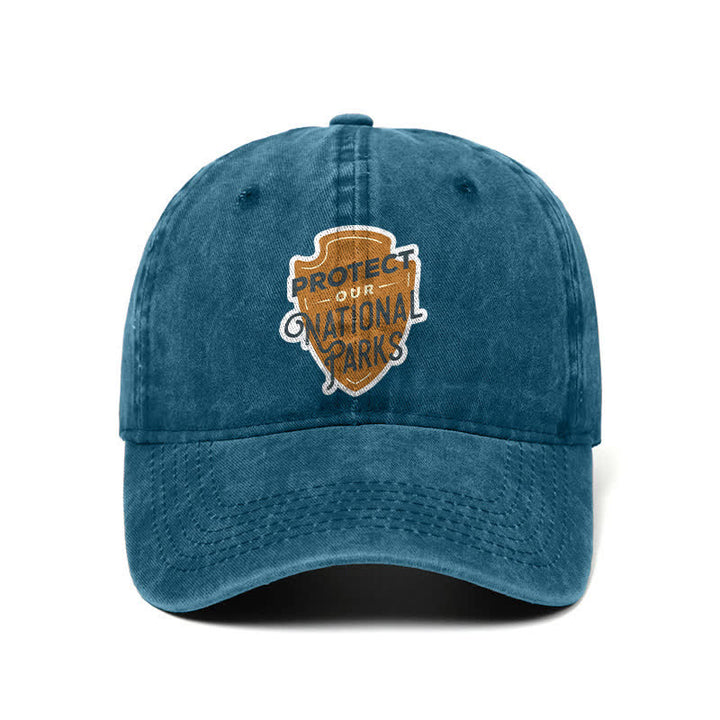 Casquette de baseball ajustable « Camping Protect Our National Parks »