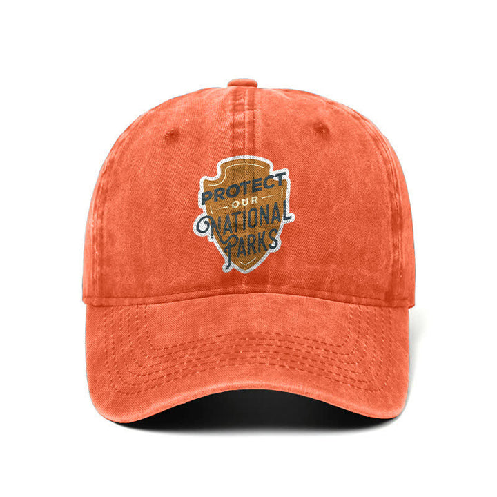 Casquette de baseball ajustable « Camping Protect Our National Parks »