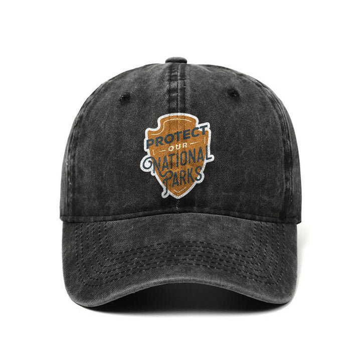 Casquette de baseball ajustable « Camping Protect Our National Parks »