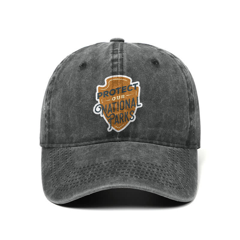 Casquette de baseball ajustable « Camping Protect Our National Parks »