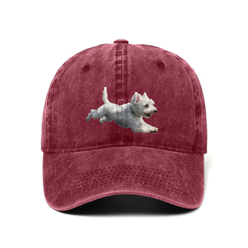Casquette de baseball ajustable pour amoureux des chiens West Highland White Terrier