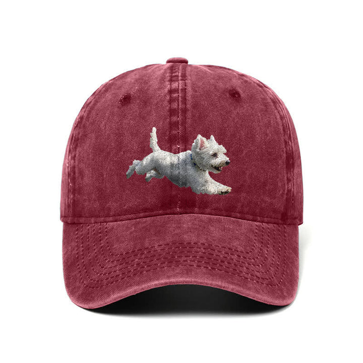 Casquette de baseball ajustable pour amoureux des chiens West Highland White Terrier