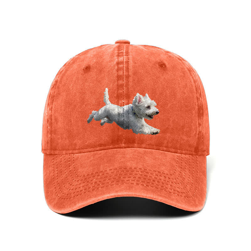 Casquette de baseball ajustable pour amoureux des chiens West Highland White Terrier