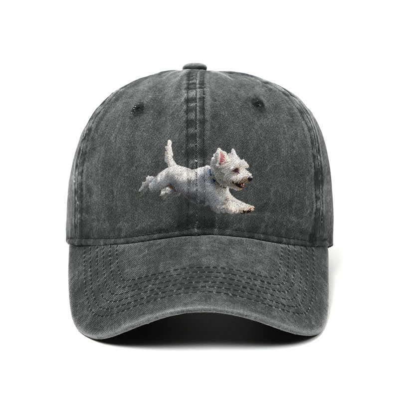 Casquette de baseball ajustable pour amoureux des chiens West Highland White Terrier