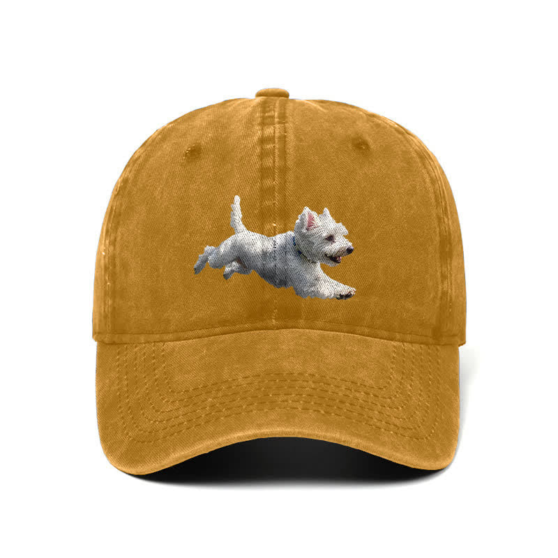 Casquette de baseball ajustable pour amoureux des chiens West Highland White Terrier