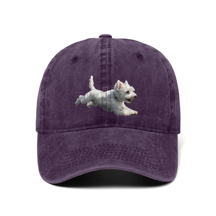Casquette de baseball ajustable pour amoureux des chiens West Highland White Terrier