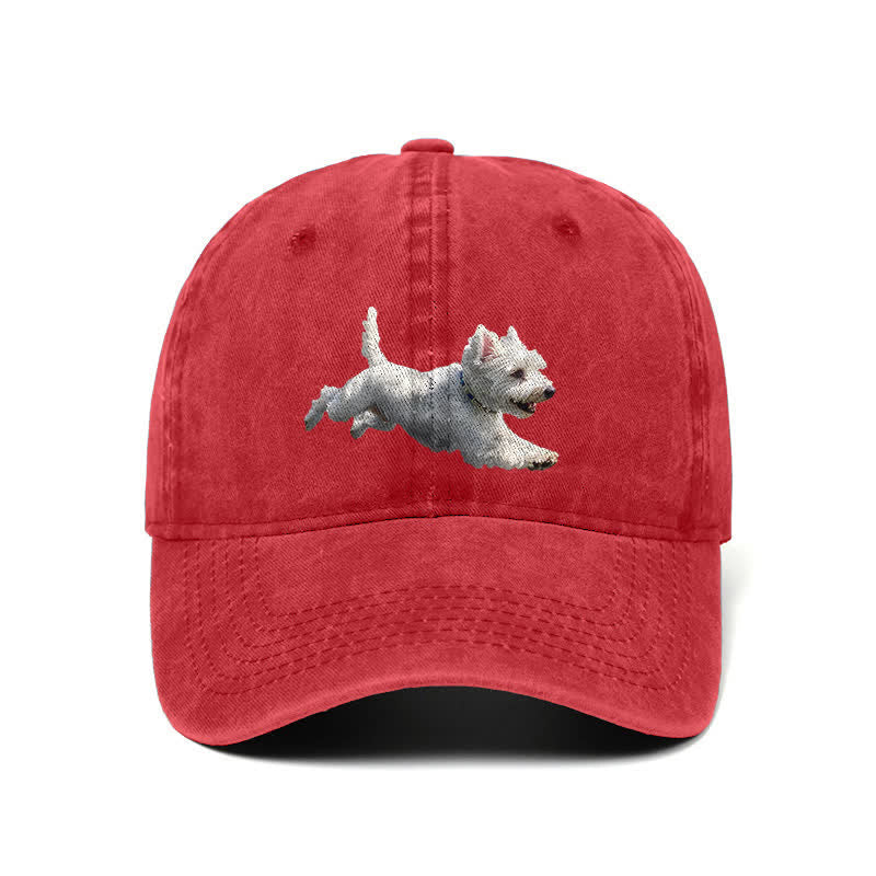 Casquette de baseball ajustable pour amoureux des chiens West Highland White Terrier