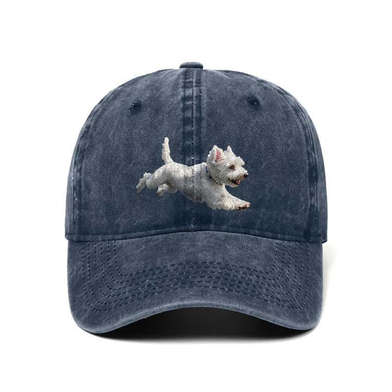 Casquette de baseball ajustable pour amoureux des chiens West Highland White Terrier