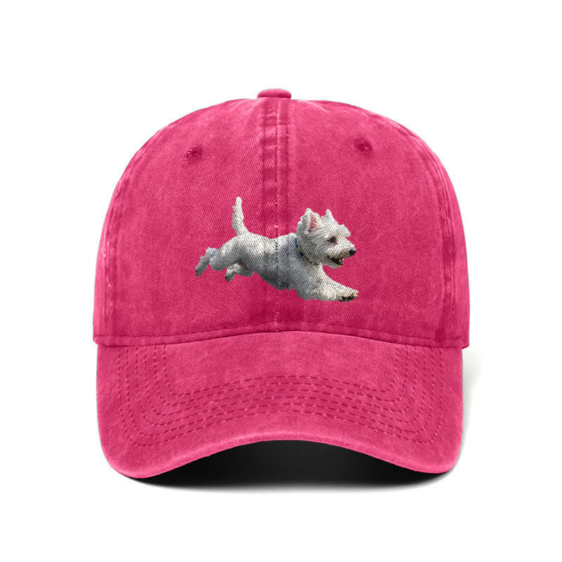Casquette de baseball ajustable pour amoureux des chiens West Highland White Terrier