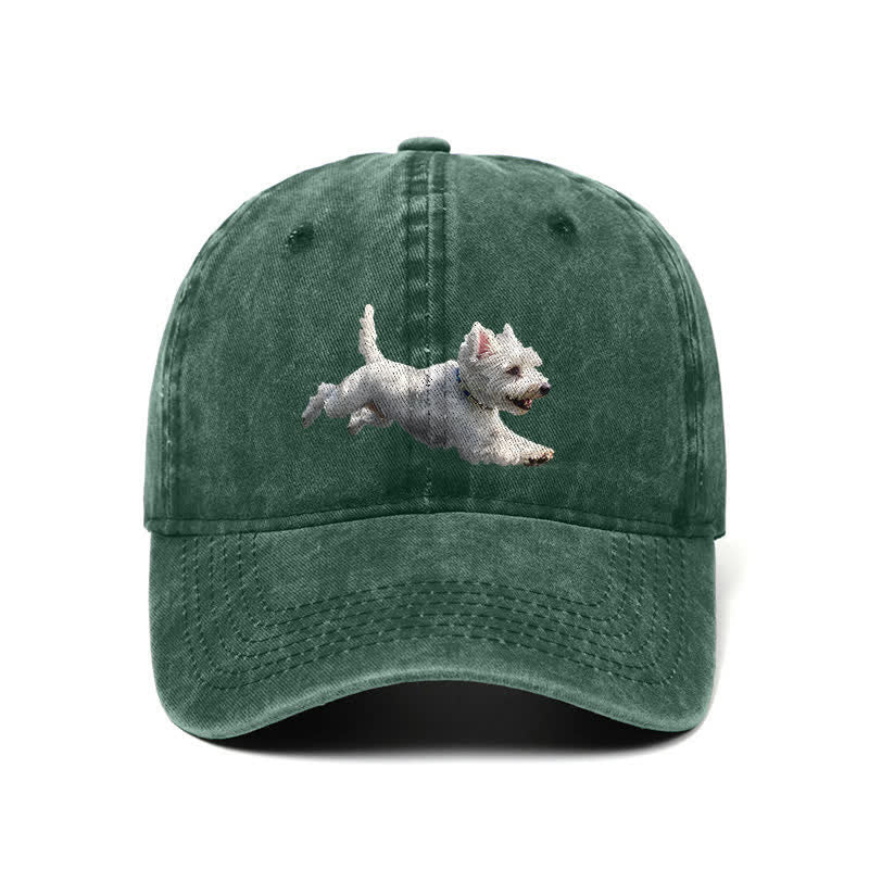 Casquette de baseball ajustable pour amoureux des chiens West Highland White Terrier