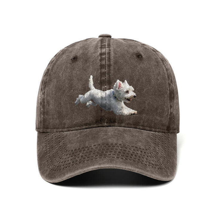 Casquette de baseball ajustable pour amoureux des chiens West Highland White Terrier