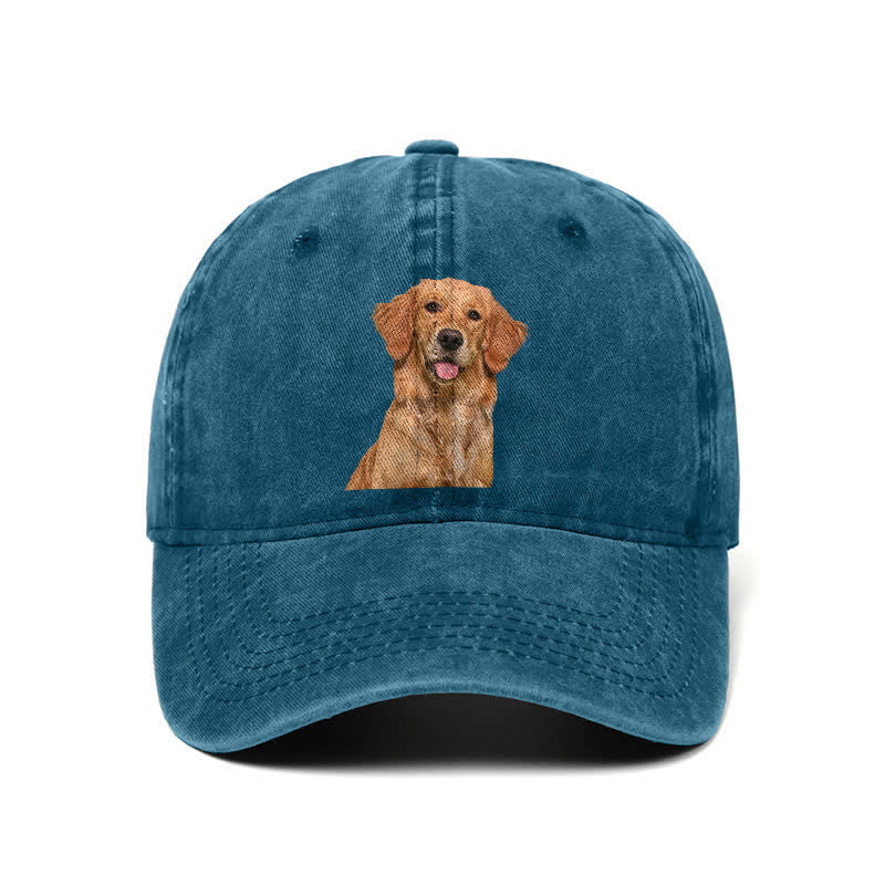 Casquette de baseball ajustable pour amoureux des chiens Golden Retriever