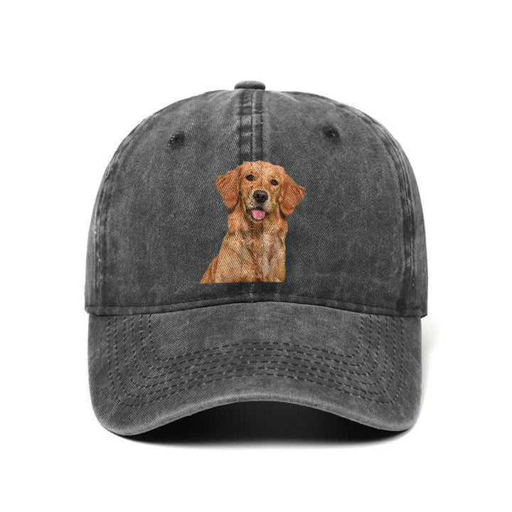 Casquette de baseball ajustable pour amoureux des chiens Golden Retriever