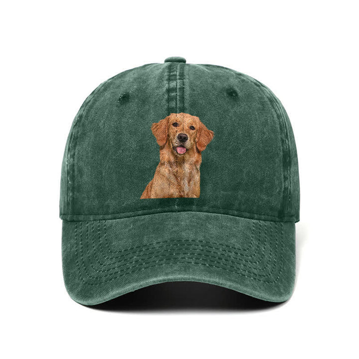 Casquette de baseball ajustable pour amoureux des chiens Golden Retriever