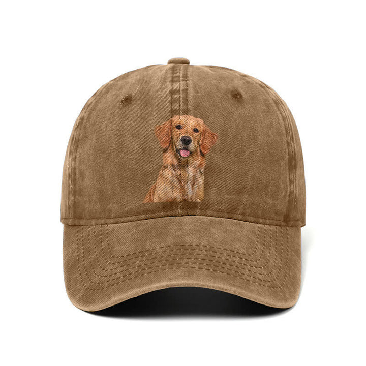 Casquette de baseball ajustable pour amoureux des chiens Golden Retriever