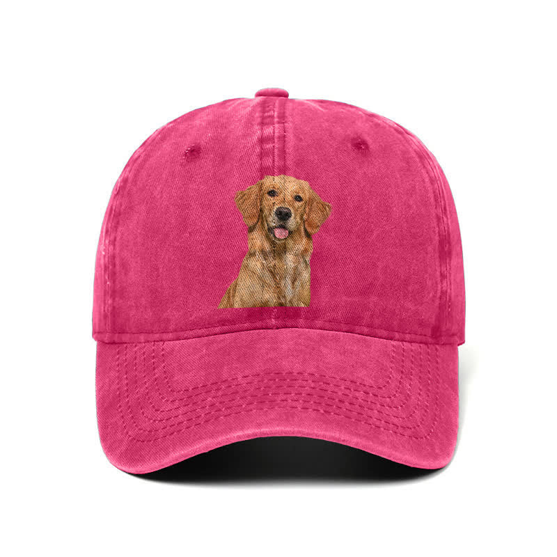 Casquette de baseball ajustable pour amoureux des chiens Golden Retriever