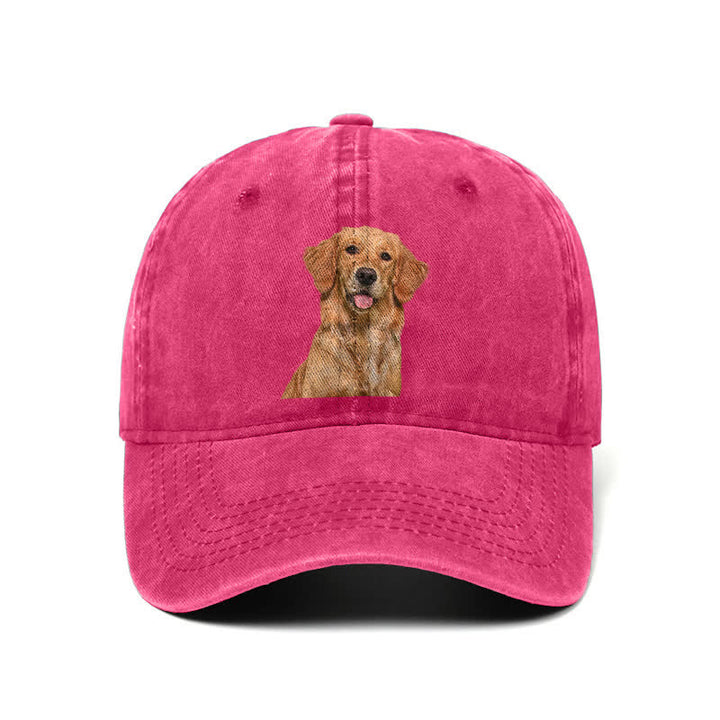 Casquette de baseball ajustable pour amoureux des chiens Golden Retriever