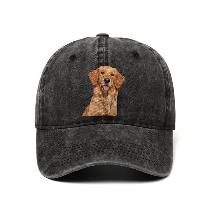 Casquette de baseball ajustable pour amoureux des chiens Golden Retriever