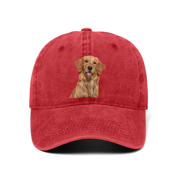 Casquette de baseball ajustable pour amoureux des chiens Golden Retriever