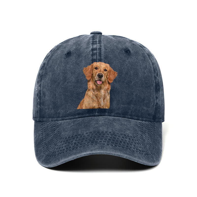 Casquette de baseball ajustable pour amoureux des chiens Golden Retriever