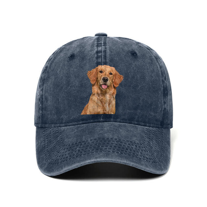 Casquette de baseball ajustable pour amoureux des chiens Golden Retriever