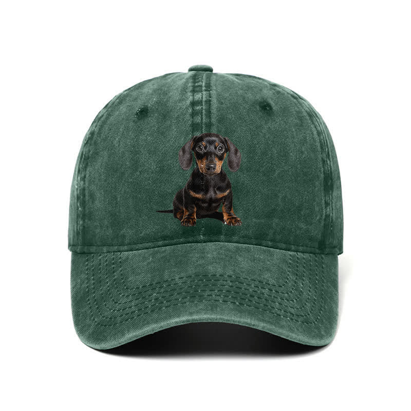 Casquette de baseball ajustable pour amoureux des teckels